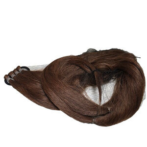 Ponytail-In Hair Extensions, 30" Long, Medium Auburn in Color w/Accessories, New